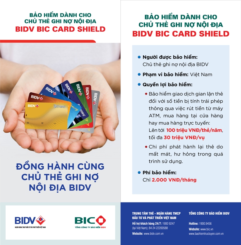 BIDV BIC card shield