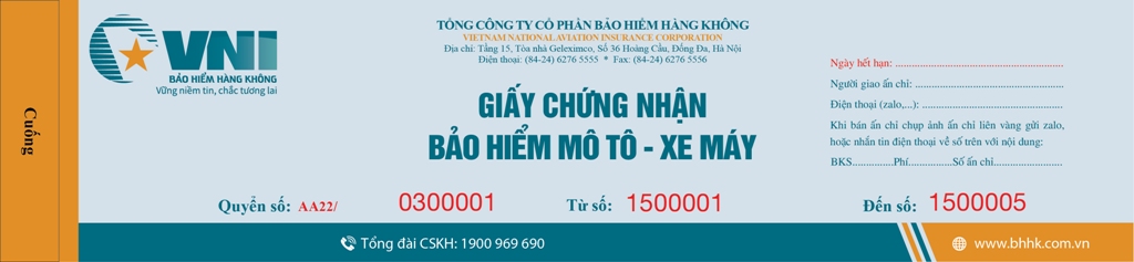 VNI Bảo hiểm mô tô - xe máy 01